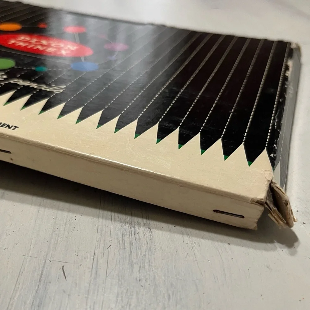 Vintage Dixon Thinex Thin Lead Colored Pencils Waterproof
